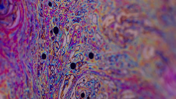 Colorful Ink Light Liquid Foam Oil Paint Acrylic, Slow Motion Stock ...