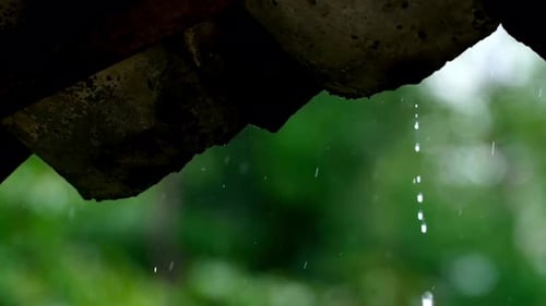 Goutte d'eau qui tombe
