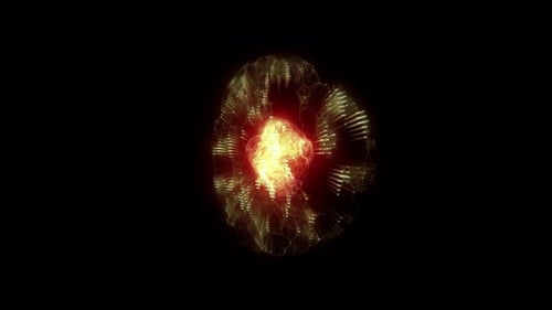 Futuristic Abstract Energy Core Animation