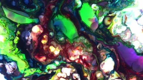 Colorful Abstract Liquid Art Background