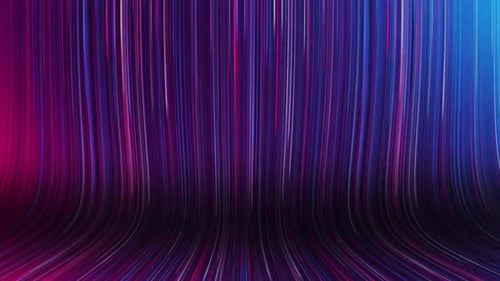 Abstract Vertical Neon Lines Stage Backdrop Loop