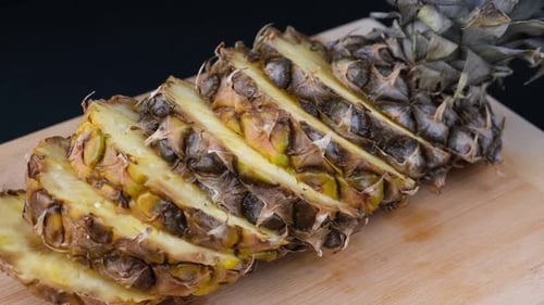 pineapple close up