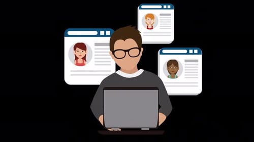 Increase Your Social Media Followers With Successful Marketing Strategies 4K On Alpha Channel