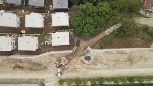 aerial digger construction