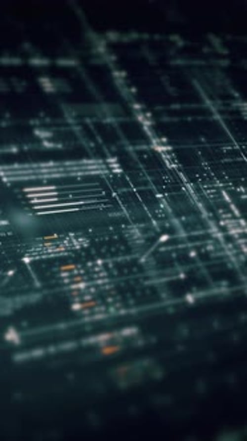 Abstract Digital Information Lines Technology Background