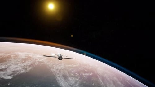 Exploring Earth From Space With A Satellite Orbiting The Planet