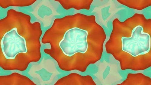 Abstract Fluid Organic Motion Graphics Background