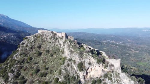Experience the ancient beauty of a medieval castle from a different perspective with this mesmerizin