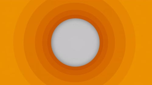 Animación de apertura de dibujos animados con círculos de marco con