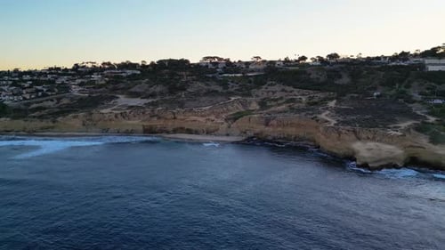 Scenic flight over Sunset Cliffs