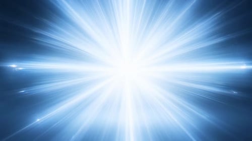 Magische Burst-Lichtstrahlen