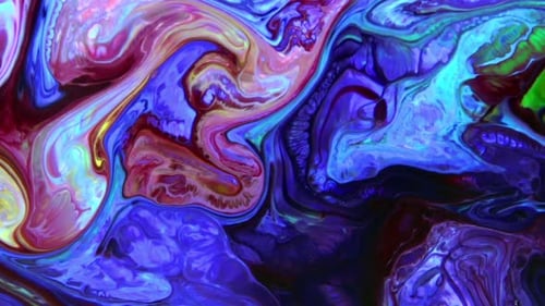 Abstract Colorful Ink Movements Spreads On Water Texture 292