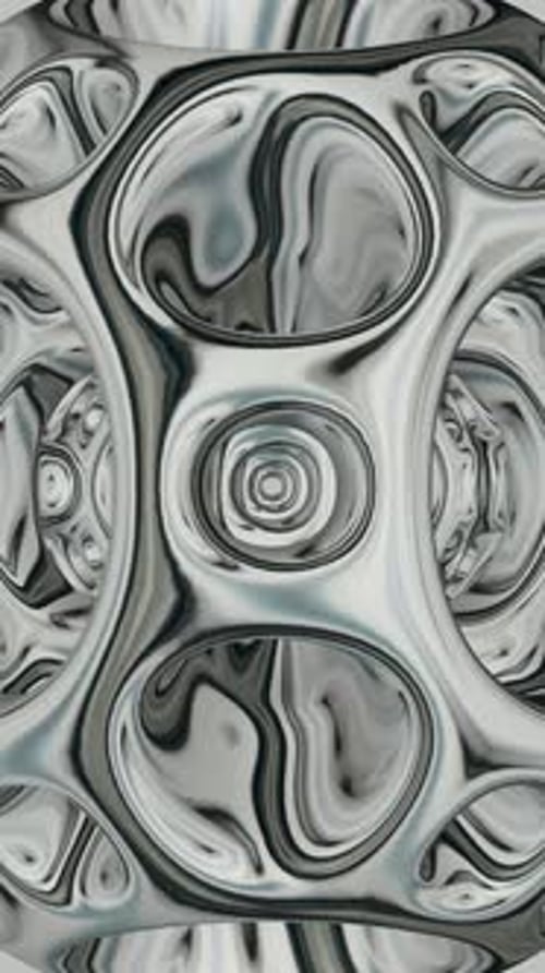 Elite Vertical Background with Silver Elements, Unique Design, Exclusive, 3D Render, Reflection