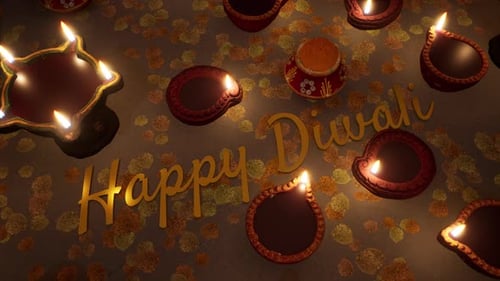 Diwali Celebration Wishes Text Happy Diwali With Diyas