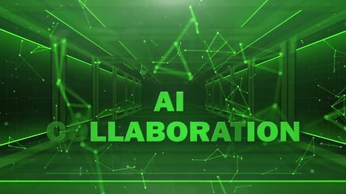 Ai Collaboration Ai Technology Digital Future Concept
