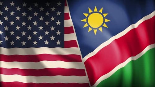 Usa And Namibia Background Loop