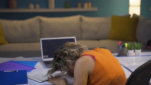 The woman who lost money in the stock market is disappointed.