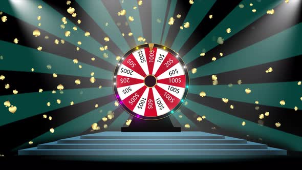 Roulette Casino Wheel Rotate Animation Bg, Spinning Roulette Playing ...