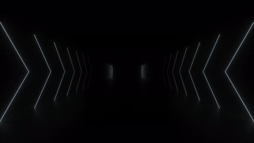 Dark Tunnel With Light at the End