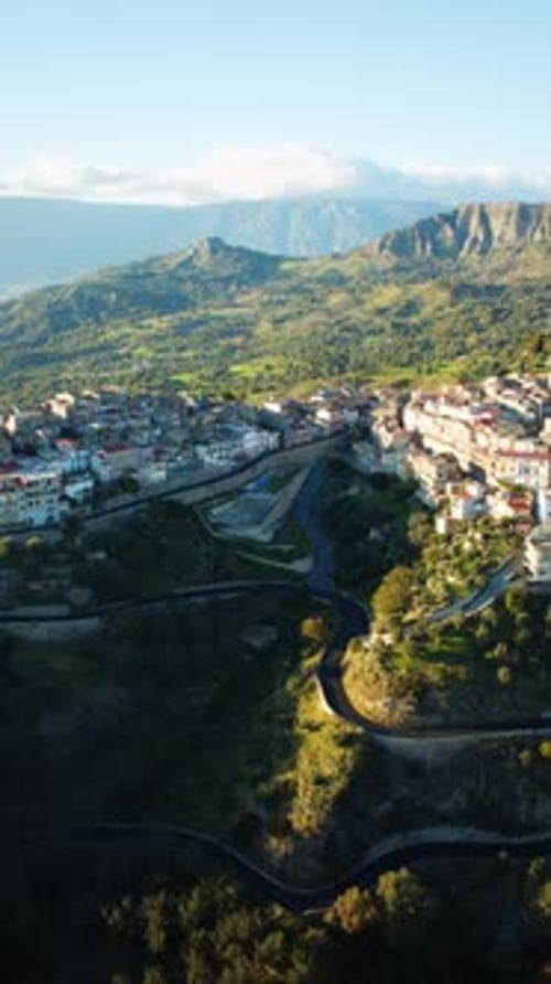 The Passage Of Time In A Small Italy Country Immersed In Nature Hyperlapse