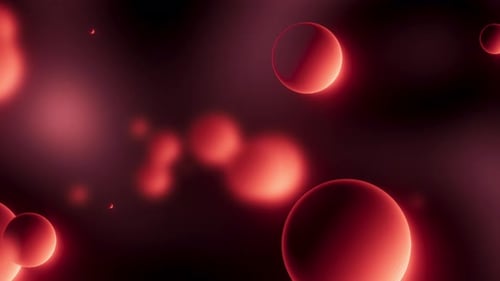 Cyberpunk neon circle background