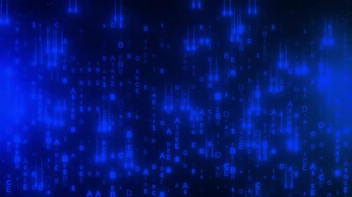 Número aleatorio binario digital HUD V06