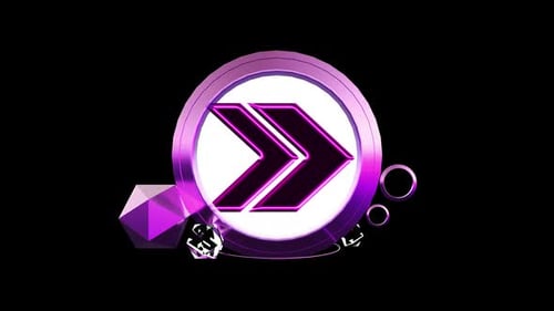 Purple Neon Arrow V5