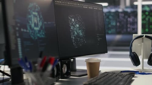 Server Hub PC Screens Tracking Rackmounts Processing Machine Learning Datasets