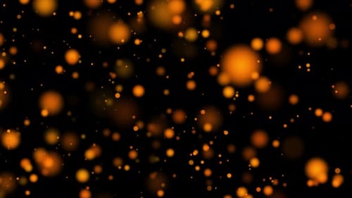 Abstract Glittering Golden Particles Background Loop V3