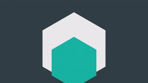 Hexagon Shape Reveal Transition Animation