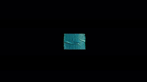 Ruban adhésif horizontal cyan 02
