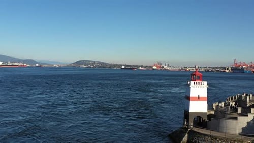 Brockton point lighthouse in vancouver canada