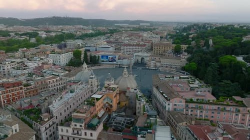 Tourist Landmarks and Old Residential Houses in Historic City Centre