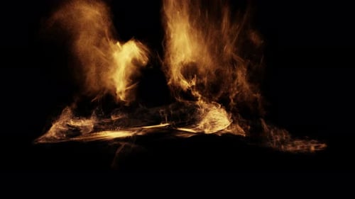 RW - Smoke Fire Ground VFX V10, 3840x2160, 30fps, Alpha Channel