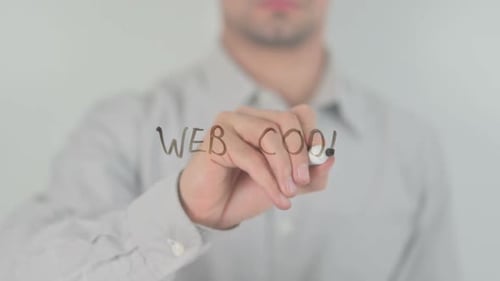 Code Web, écriture sur écran transparent