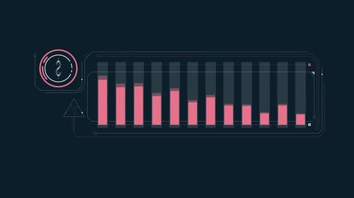 Infografía simple de la caída del dólar en Alpha Channel
