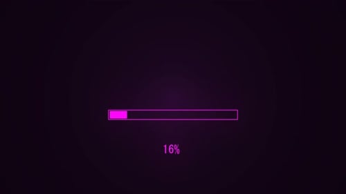Loading bar progressing animation 100 percent. Loading Bar and Loading Complete