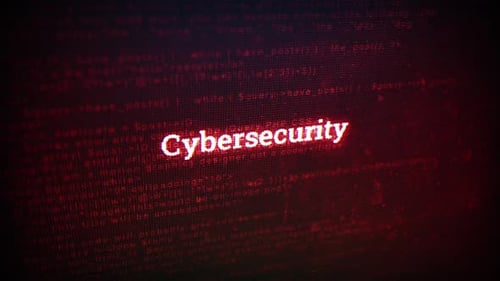 Segurança cibernética em mensagens de tela digital em telas de computador V01