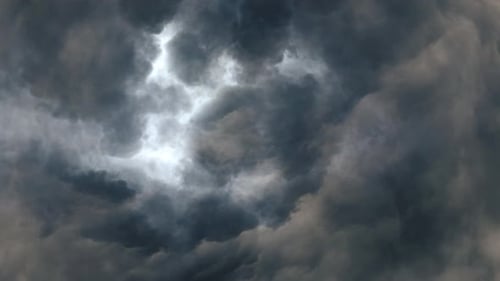 Dramatic Storm Clouds Time Lapse