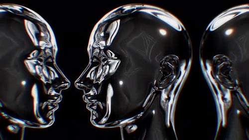 Chrome Metallic Heads Loop