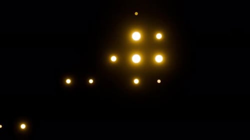 Yellow Golden Lights Background Vj Loop Animation For Show