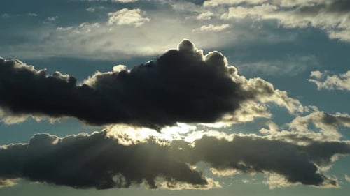 The sun that hides under the clouds at the entrance