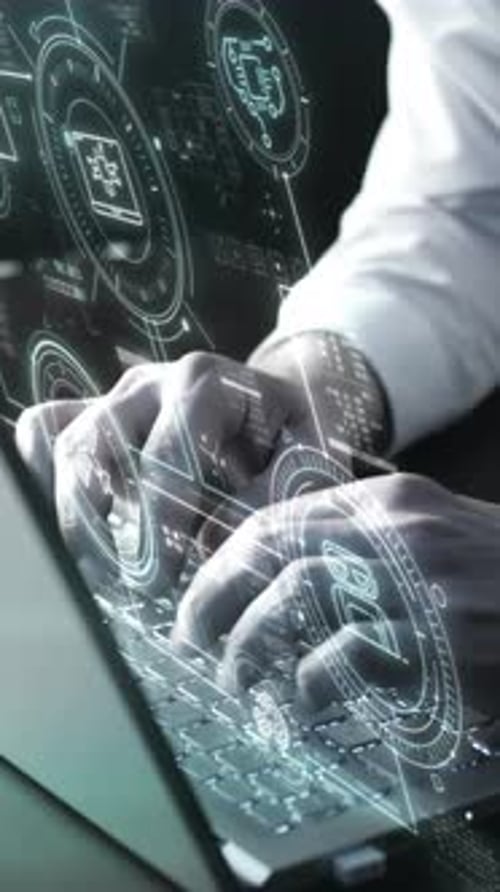 Utilizing a Notebook Computer with a Holographic Interface