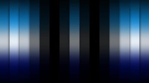 Abstract Looping Vertical Blue Geometric Stripes Background