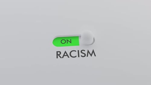 Animated Anti-Racism Toggle Switch