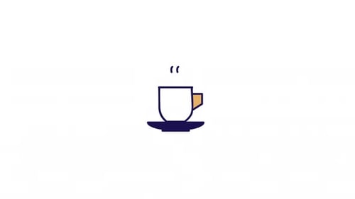 Kaffee-Symbolanimation