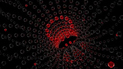 Padrões de loop criativos iluminam um ambiente vibrante de festa com cores infinitas