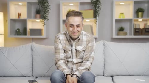 Shy guy.