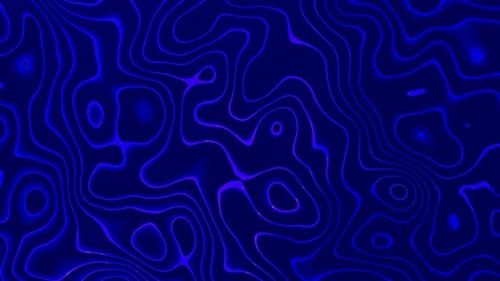 Erstaunliche flüssige Animation mit abstraktem Hintergrund in blauer Farbe