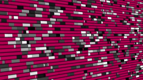 Abstract 3d Motion Brick Tile Animation, 3d Cube Animation. Abstract Animation Of 3d Bricks Wall Mov